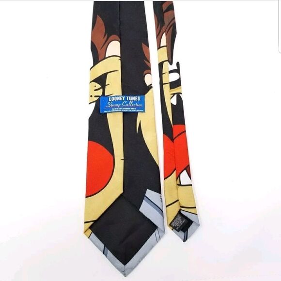 Vintage Looney Tunes Stamp Collection Necktie - Picture 6 of 7